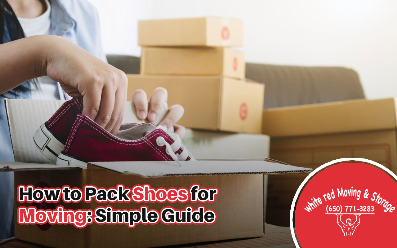 How to pack shoes for moving.