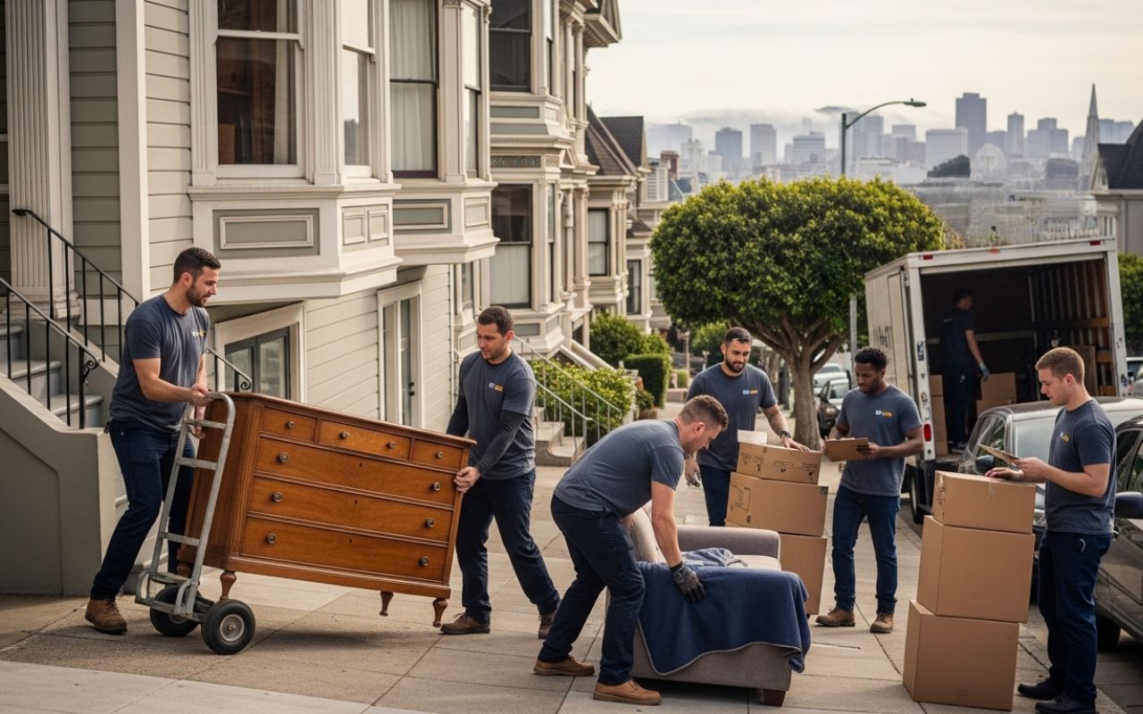 hourly crews helping with moving labor only in San Francisco