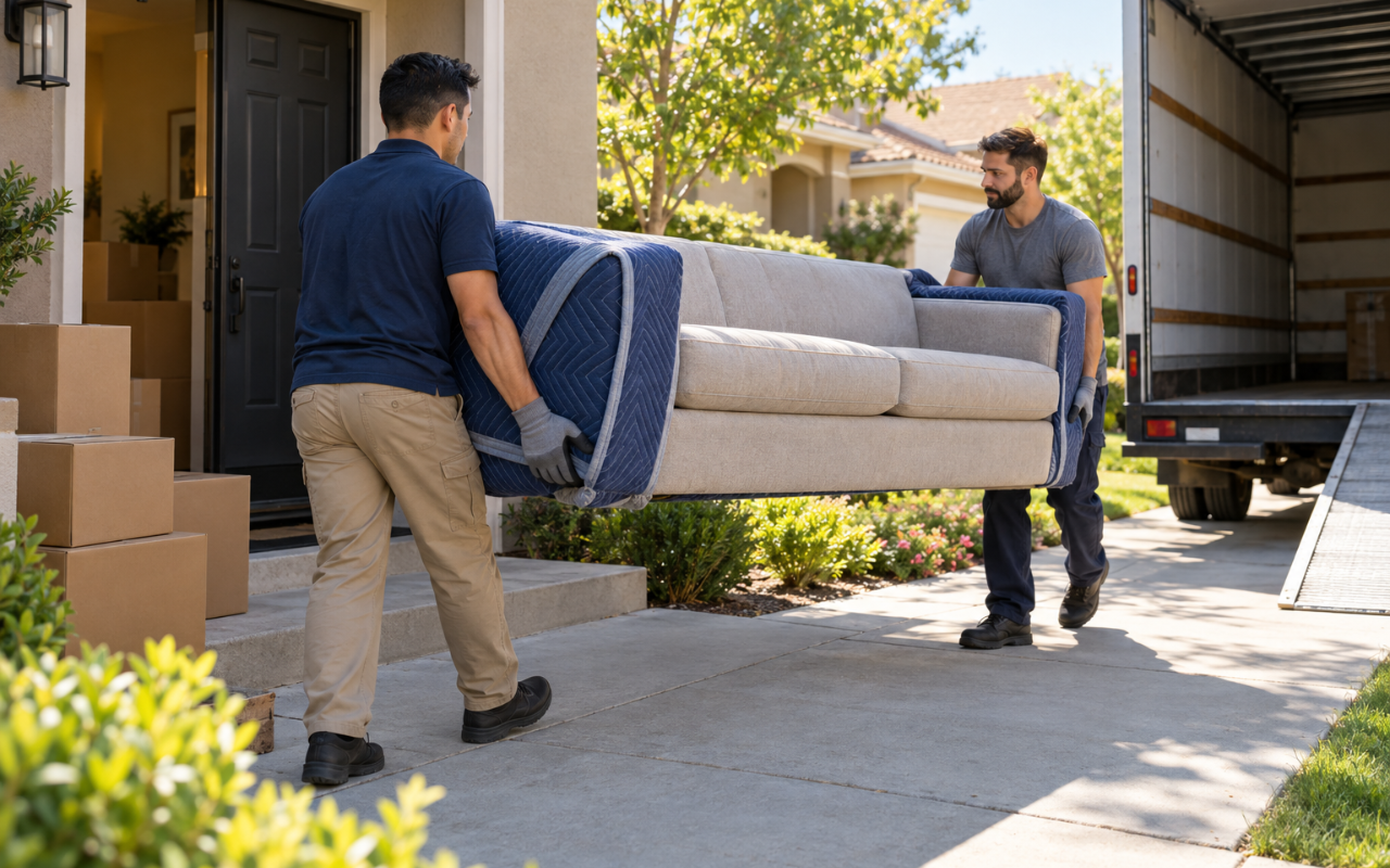 Movers in Santa Clara CA handling a residential relocation